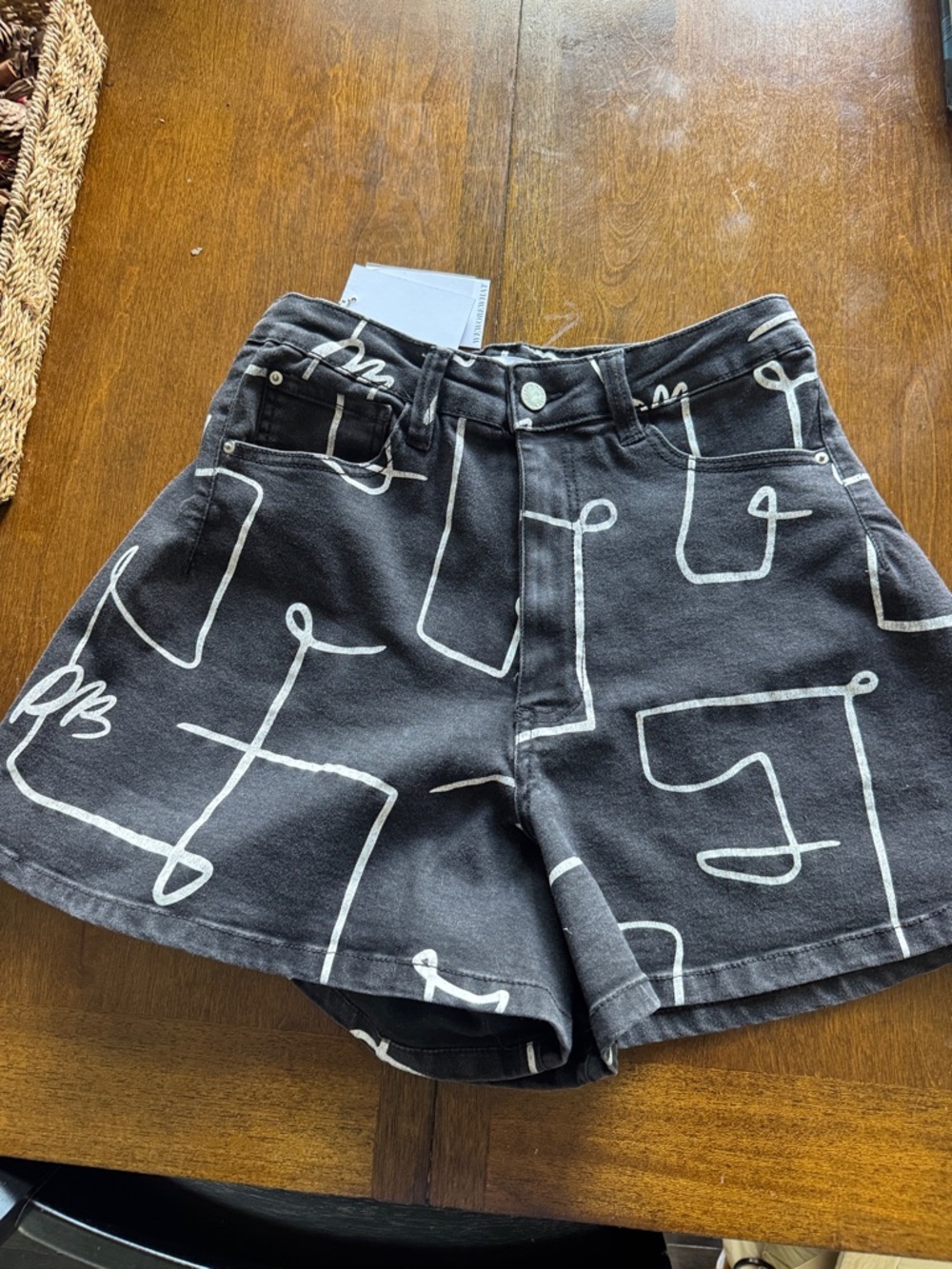 BNWT high rise balloon shorts- 25-  We wore what denim